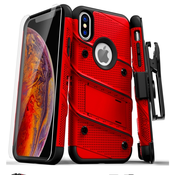 zizo Other - Apple Iphone X Phone Case With Tempered Glass